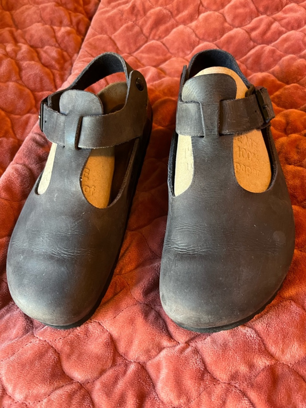 Womens Mary Jane Gray/blue